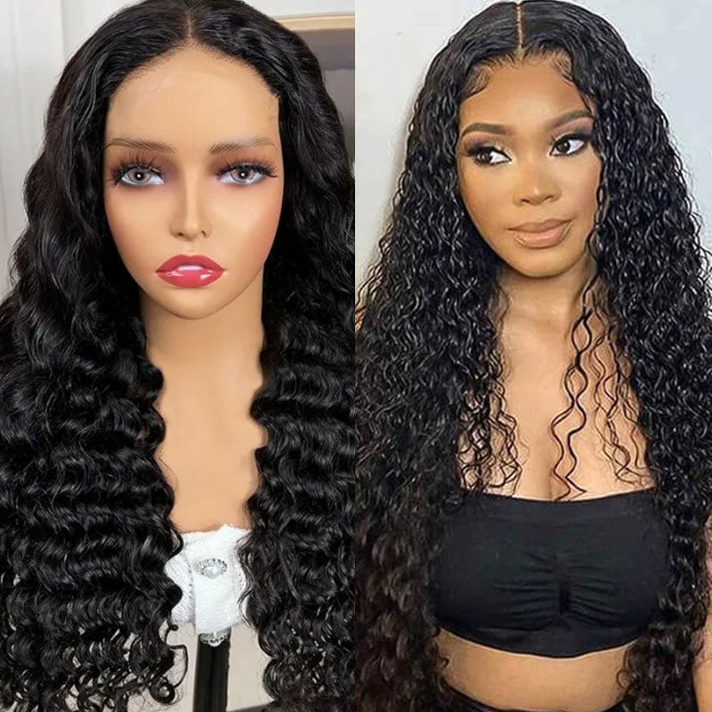 VIYA 5x5 HD Skin Melt Full Lace Closure Deep Wave Wig | Viya Hair